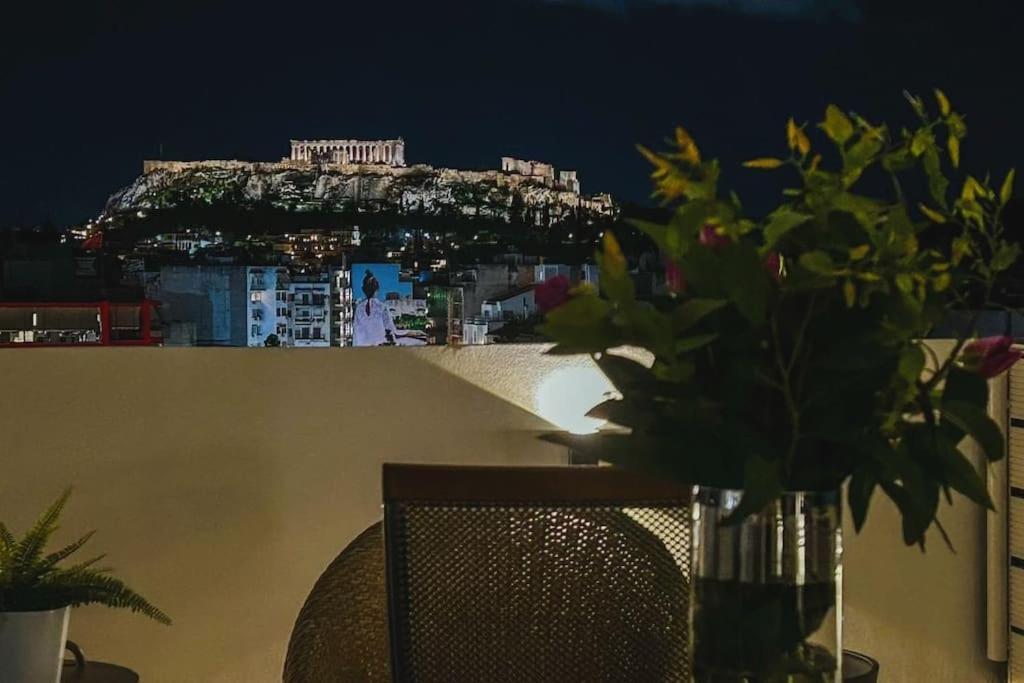 Exquisite Penthouse With Breathtaking Acropolis Panorama View Leilighet Athen Eksteriør bilde