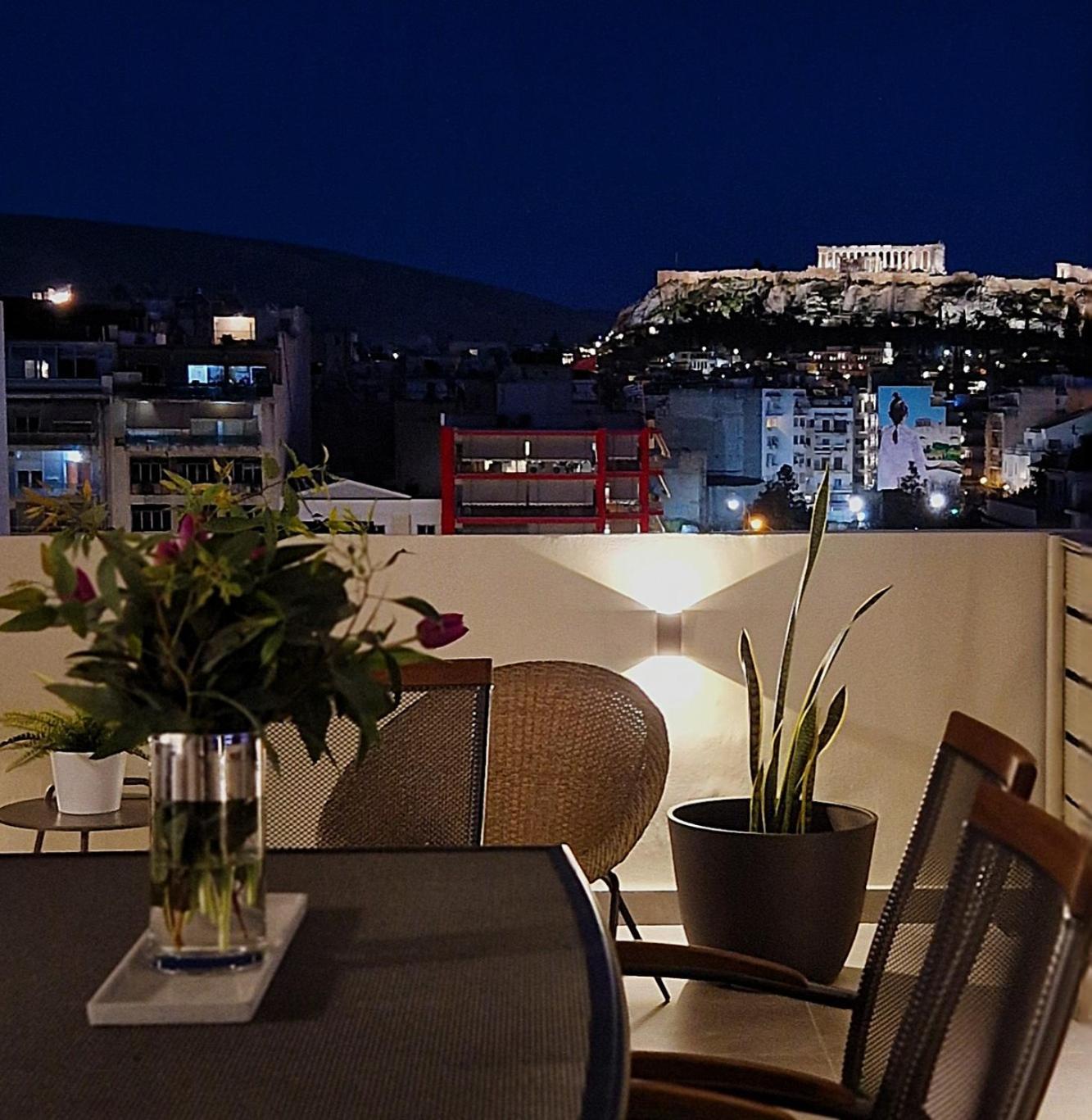 Exquisite Penthouse With Breathtaking Acropolis Panorama View Leilighet Athen Eksteriør bilde